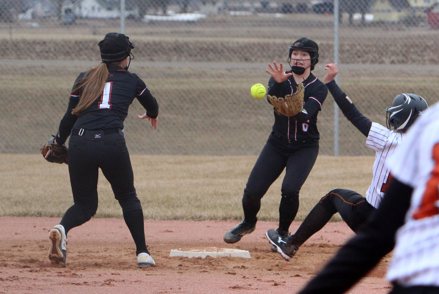 Elk Mound at Bloomer softball 4-4-19